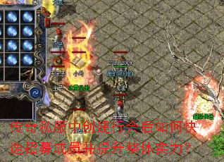 传奇私服中创建行会后如何快速招募成员并提升整体实力? 传奇私服中创建行会后如何快速招募成员并提升整体实力?