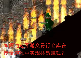 ���ͨ����ͨ�����вֿ��ڴ�����Ϸ��ʵ�ֹ�Ӯ׬Ǯ��