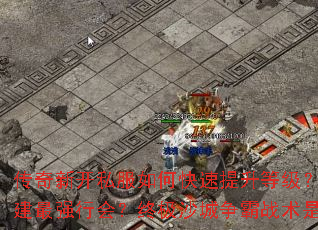 传奇新开私服如何快速提升等级?怎样打造顶级装备?如何组建最强行会?终极沙城争霸战术是什么?十大攻略助你称王 传奇新开私服如何快速提升等级?怎样打造顶级装备?如何组建最强行会?终极沙城争霸战术是什么?十大攻略助你称王