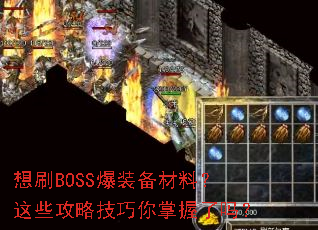 ��ˢBOSS��װ�����ϣ���Щ���Լ�������������
