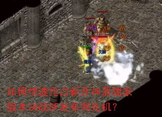 如何快速抢占新开神器独家版本决战SF发布网先机? 如何快速抢占新开神器独家版本决战SF发布网先机?