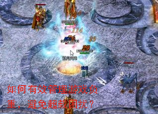 如何有效管理游戏负重,避免超载困扰? 如何有效管理游戏负重,避免超载困扰?
